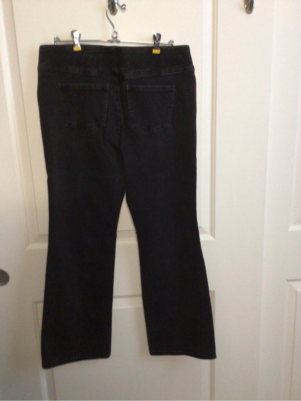 Soft Surroundings Black Flare-Leg Jeans